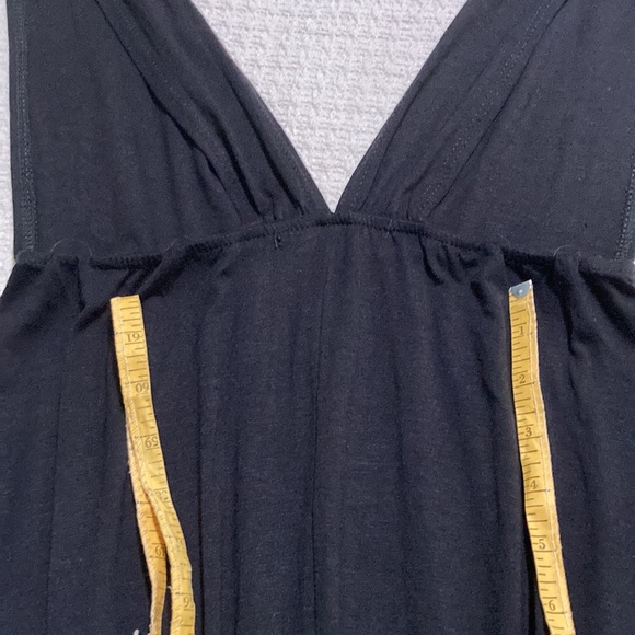 Velvet Torch Black Plunging Neckline Maxi Dress with Leg Slit NWT Size Medium - Picture 13 of 13